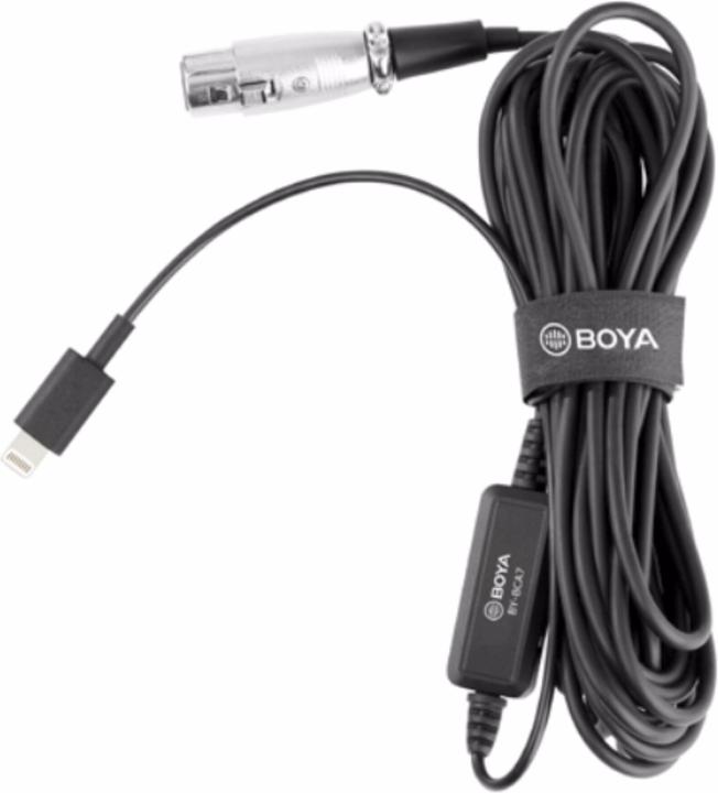 Actual product image Boya BY-BCA7 Lightning Microphone Cable (6 m, Lightning)