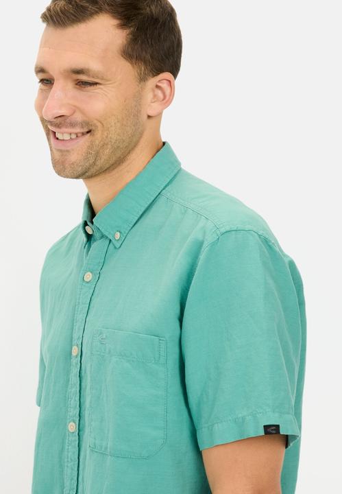 Immagine prodotto Camel Active Kurzarmhemd aus einem Baumwoll-Leinenmix (L)