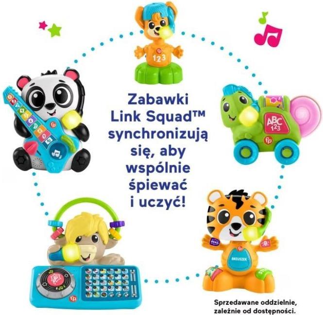 Immagine prodotto Mattel Fisher-Price Link Squad Tigro che balla e impara HYL33 (Polacco)