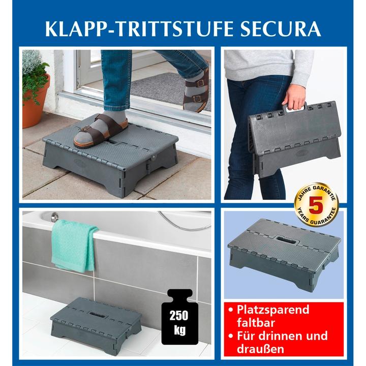 Immagine prodotto Wenko Klapp-Trittstufe (Gradino pieghevole, 28 cm)