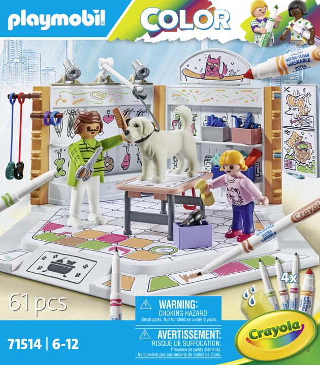 Produktbild Playmobil Hundesalon (71514, Playmobil Color)