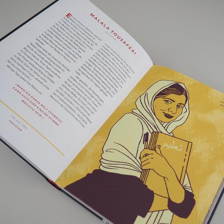 Actual product image Good Night Stories for Rebel Girls (German, Elena Favilli., Francesca Cavallo, 2017)