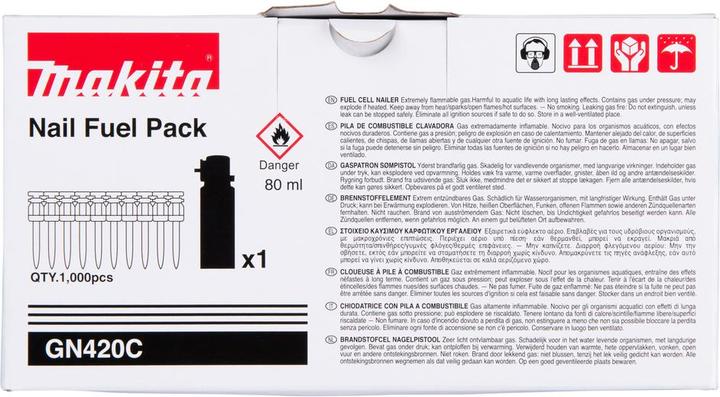 Actual product image Makita Concrete nail 3.1x32mm HC6 + gas
