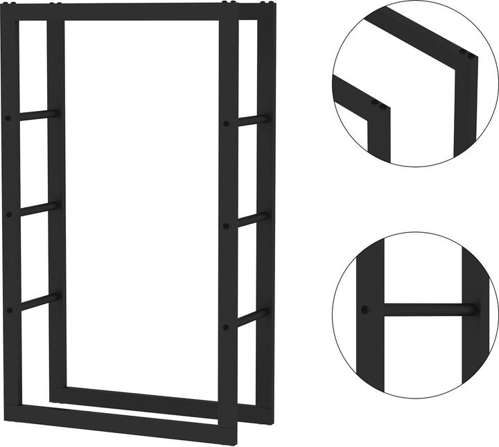 Actual product image Toboli Firewood rack (100 x 25 x 60 cm)