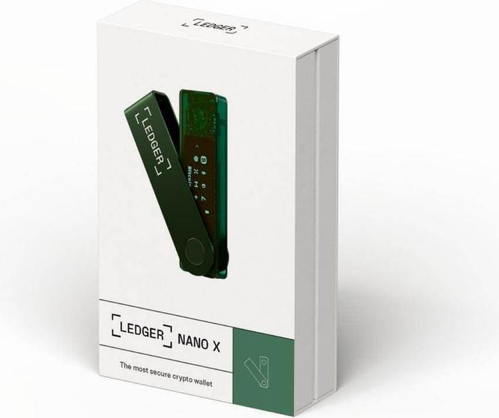 Image du produit Ledger Nano X - Emerald Green (Bitcoin, Ethereum Classic, Lithécoïne, Dogecoin, Se dépêcher, Autrui)