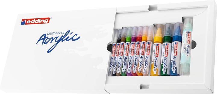 Actual product image Edding Acrylic marker starter set 12 pieces (Multicoloured, 10 mm, 12 x)