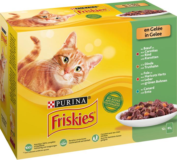 Produktbild Friskies In Gelee (Adult, 12 Stk., 1020 g)