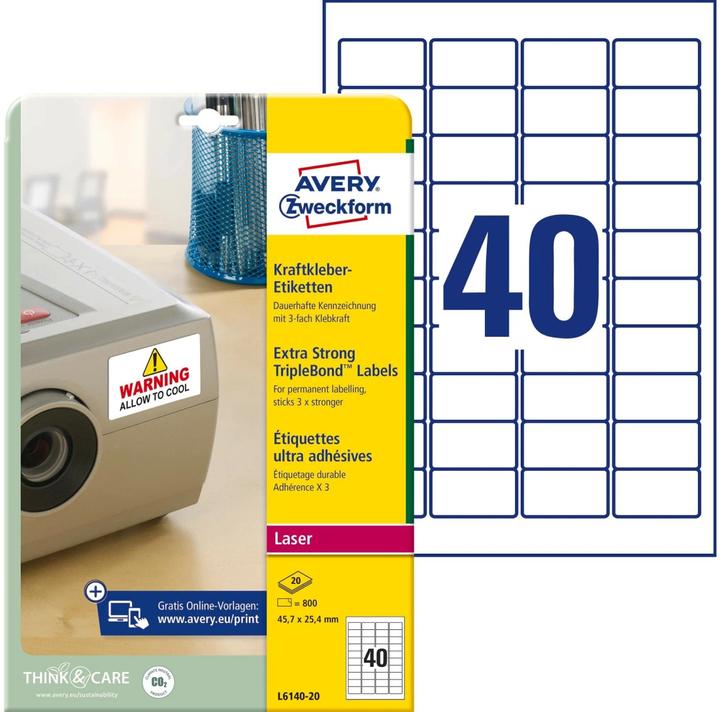 Produktbild Avery Kraftkleber-Etiketten