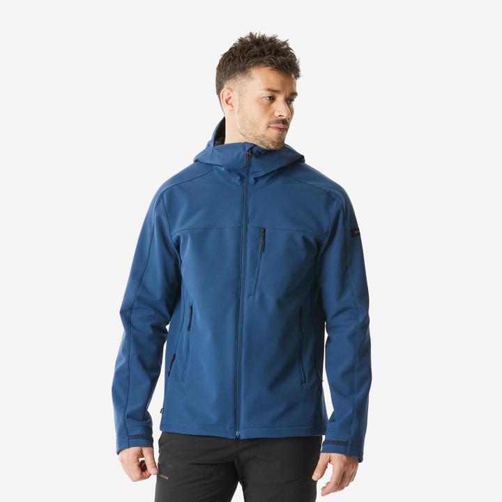 Actual product image Forclaz Men's softshell jacket - MT500 Windwarm blue (L)