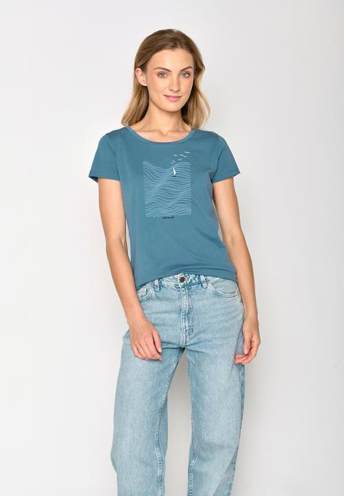 Actual product image Greenbomb Women's Nature High Sea Loves T-Shirt (XS)