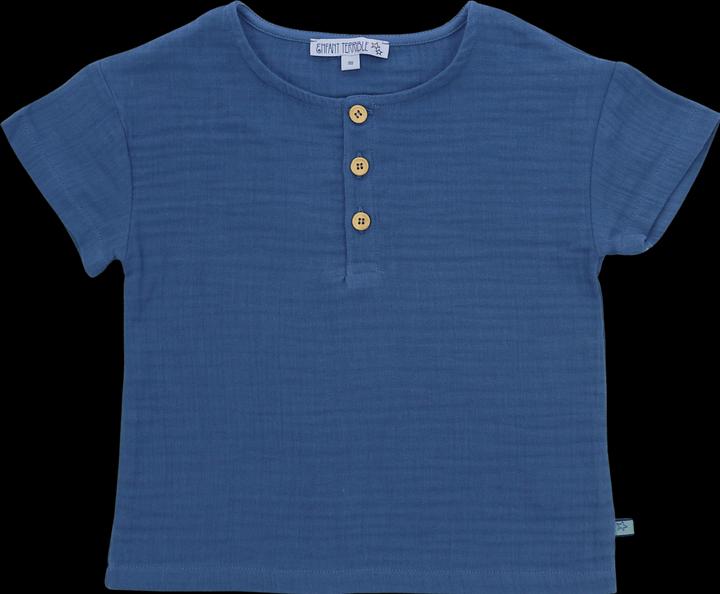 Enfant Terrible Shirt Musselin Jeansblue