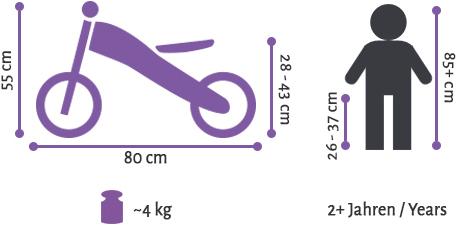 Image du produit Bikestar 2 en 1 (12")