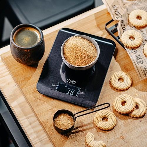 Produktbild Adler Küchenwaage Kitchen Scale | AD 3183b | Teilung 1 g | Schwarz