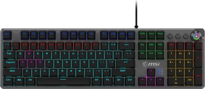 MSI FORGE GK310 | Gaming keyboard | Wired | US | Red Switches (Eng. Int., Cable)