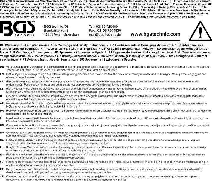 Produktbild BGS Schleifscheiben Satz (60, 120)