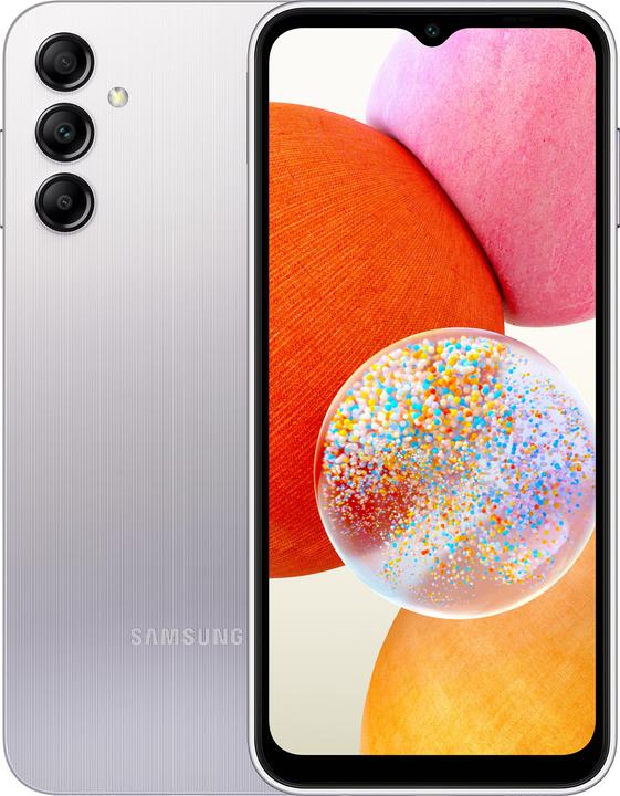 Samsung Galaxy A14 LTE (128 Go, Silver, 6.60", Double SIM, 50 Mpx, 4G)