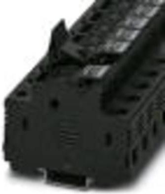 Phoenix Contact UK 10.3-CC HESI N 2POL 3048593 Fuse feed-through terminal 1.50 mm² 25 mm² Black 5 pcs.