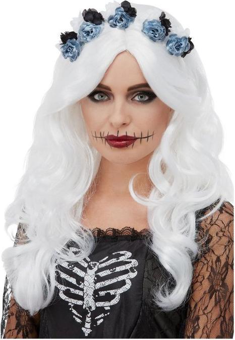 Produktbild Smiffys Tag der Toten - Dia de los Muertos: Blaue Blumen