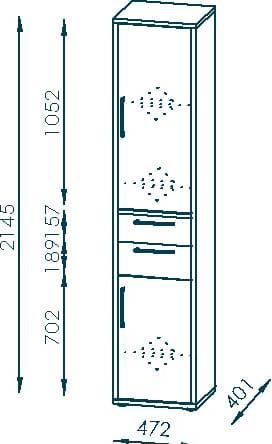 Actual product image Maja Möbel Filing cabinet Homebase Office white - Ash-Oakx221