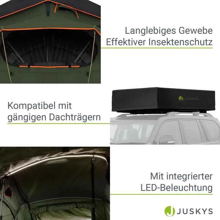 Produktbild Juskys Autodachzelt für 2 Personen Lago (Dachzelt, 2 Personen)