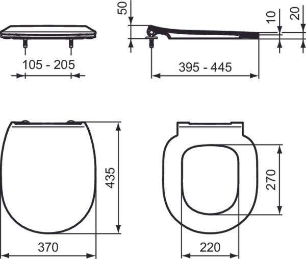 Produktbild Ideal Standard WC-Sitz E772401