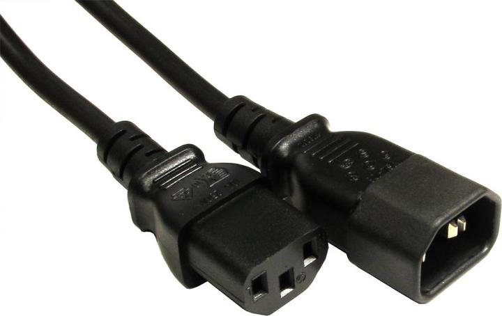 Image du produit Cables Direct CDL 0.5m C14 to C13 Noir (0.50 m)