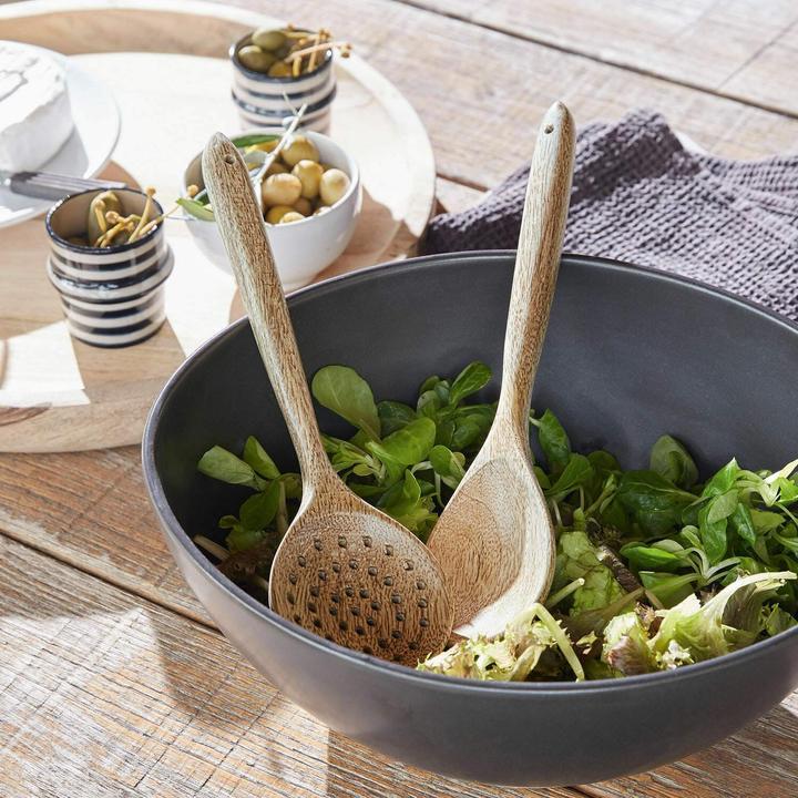 Actual product image Loberon Salad servers Helier brown (Salad servers)