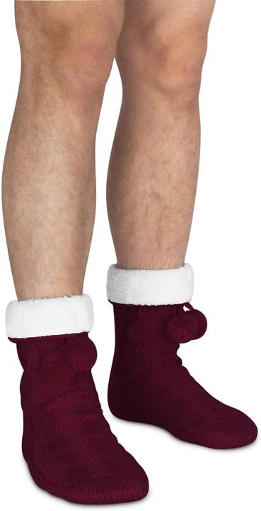 Image du produit Normani Chaussons en tricot avec pompon et ABS (Une unité par pack, 40 - 44)