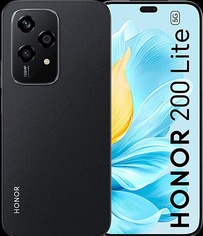 Immagine prodotto Honor 200 Lite 8+256GB nero (256 GB, Midnight Black, 6.70", Doppia SIM, 108 Mpx, 5G)