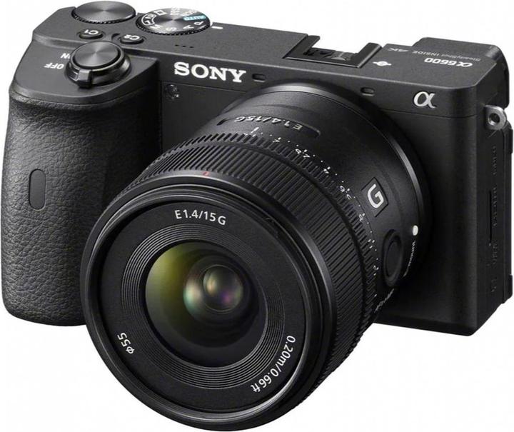 Actual product image Sony E 15 mm F1.4 G - (EU) (Sony E, APS-C / DX)