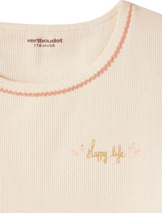 Produktbild Vertbaudet 3er-Pack Mädchen T-Shirts, Ripp Oeko-Tex (158)