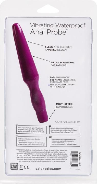 Productafbeelding CalExotics Vibrerende Waterdichte Anale Sonde