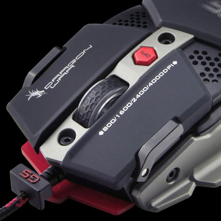 Actual product image Dragon War G5 Warlord Gaming Mouse incl. Mousepad (Cable)