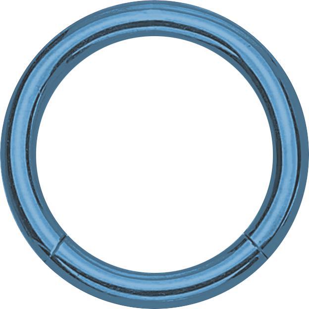 Produktbild Star Piercing Segmentring hellblau (Chirurgenstahl 316L, ohne Messing)