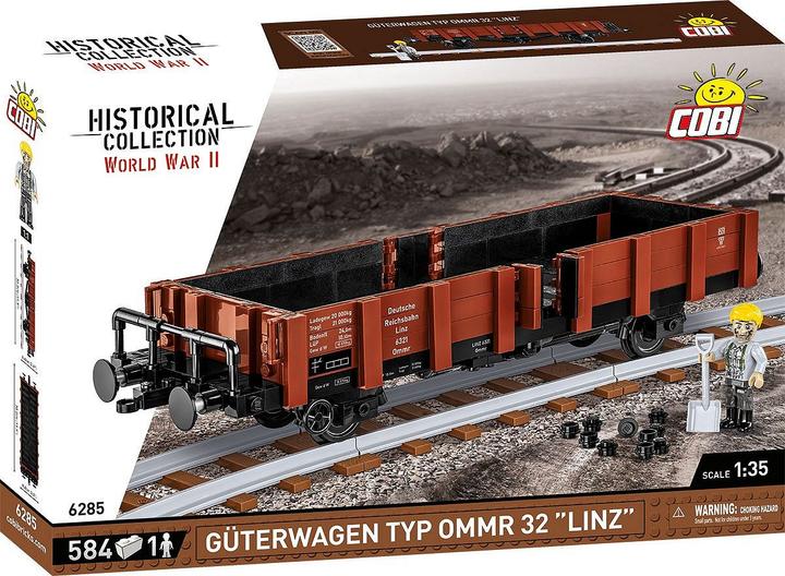 Produktbild Cobi Trains Güterwagen Typ OMMR 32 Linz 582T