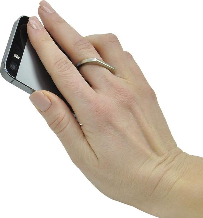 Produktbild PNI Universelle PNI-O-Ring-Halterung, Schreibtischständer und Smart Grip, Hellschwarz, Autohalterung im