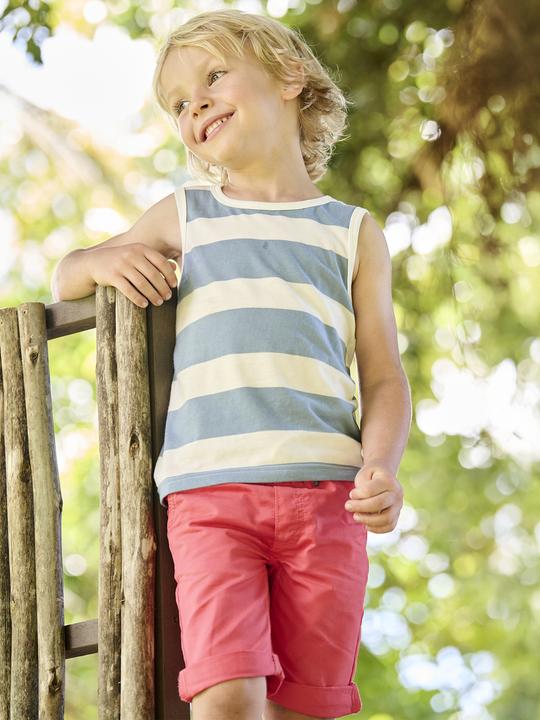 Produktbild Vertbaudet 2er-Pack Jungen Trägershirts mit Recycling-Baumwolle (152)