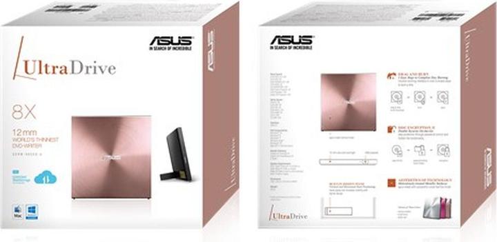 Image du produit ASUS DVW SDRW-08U5S-U EXT Slim USB UltraDrive ZEN (Lecteur DVD)