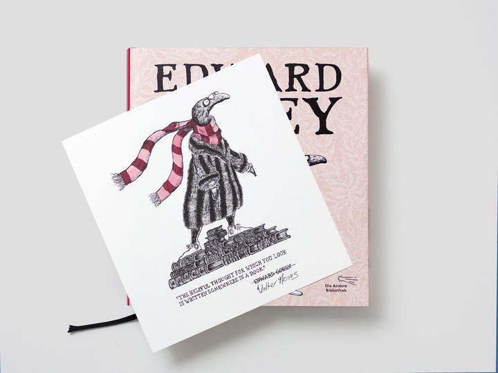 Actual product image Edward Gorey – Grossmeister des Kuriosen (German, Edward Gorey, Walter Moers, Oliver Schmitt, 2024)