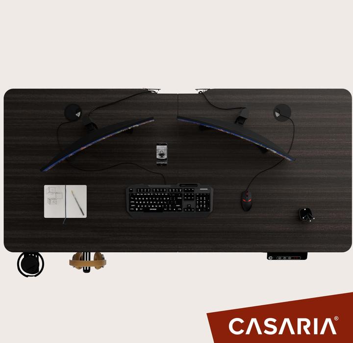 Produktbild Casaria Höhenverstellbarer Schreibtisch (140 x 60 x 118 cm)