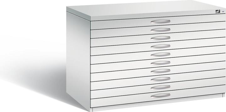 Actual product image C+P Flat storage cabinet series 7100 7200 (110 cm, 76 cm)