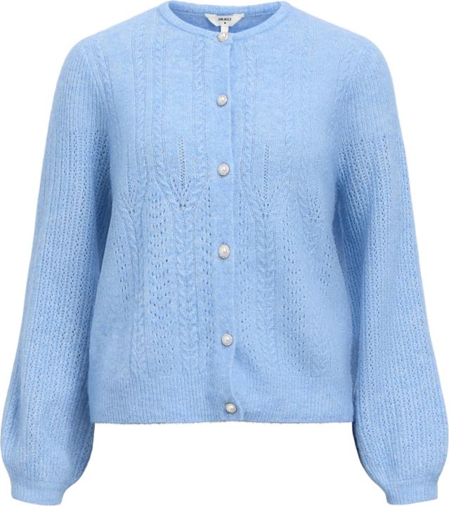 Object Alpaka-Wollmix Strickjacke