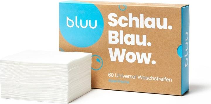 Actual product image bluu Universal washing strips (60 Washing cycles, Washcloths)