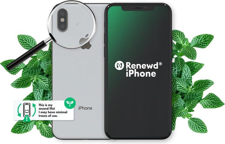 Produktbild Renewd iPhone X (256 GB, Silber, 5.80", 12 Mpx, Single SIM, A / Wie neu)