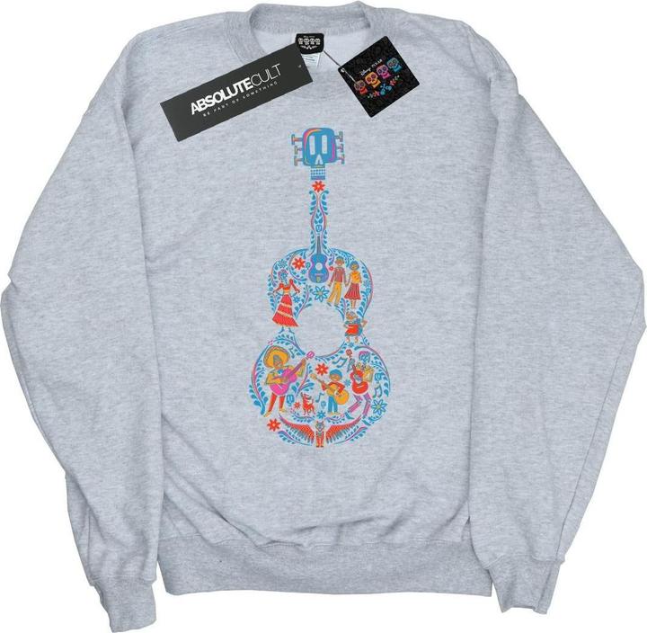 Disney Coco Guitar Pattern Sweatshirt Jungen