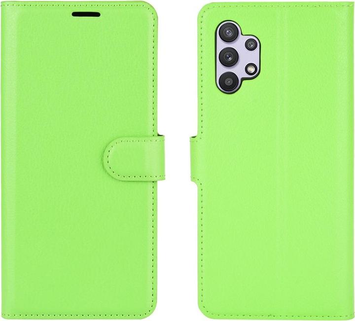 Actual product image Cover-Discount Galaxy A32 5G - leather case cover green (Samsung Galaxy A32 5G)