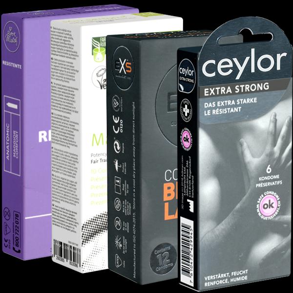 Produktbild Kondomotheke Special Gay Pack 3 - 4x extra starke Analkondome (34 Kondome) (34 Stk.)