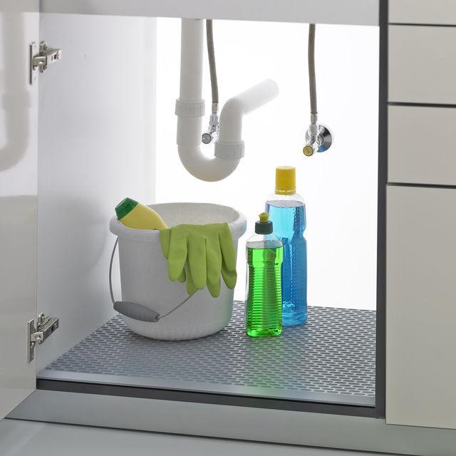 Actual product image Hettich Water protection mat aluminium-metallic 1200x580 mm (13 l)