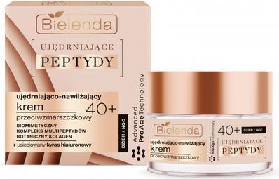 Bielenda BIELENDA Ujędrniające Peptydy ujędrniająco-nawilżający krem przeciwzmarszczkowy 40+ dzień/noc 50ml (Körpercreme, 50 ml)