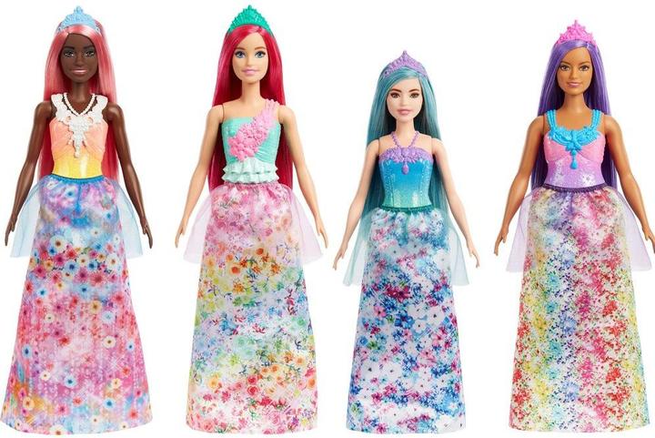 Produktbild Barbie Dreamtopia Prinzessinnen-Puppe (kurvig, brünettes Haar), ab 3 Jahren